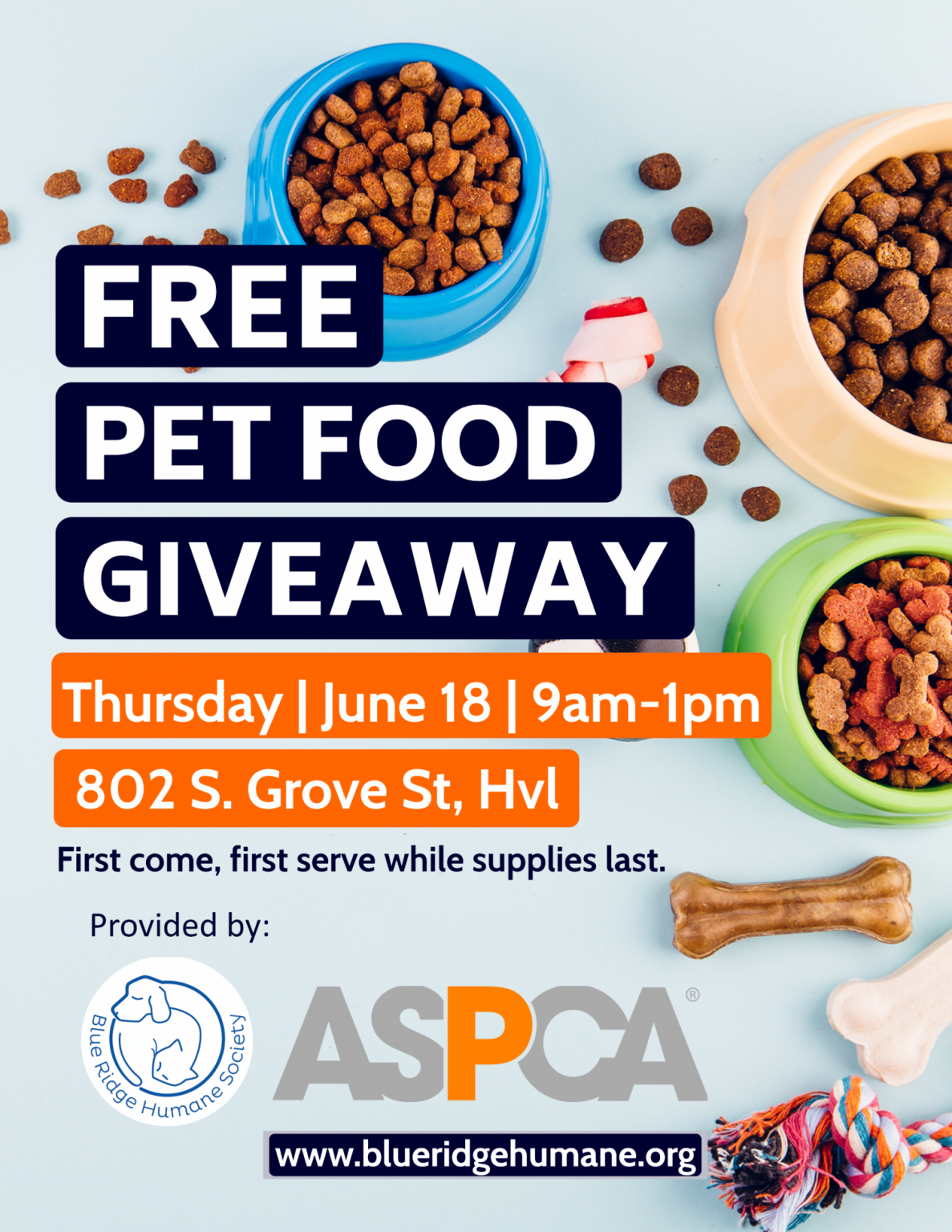 Free Pet Food Giveaway Blue Ridge Humane Society