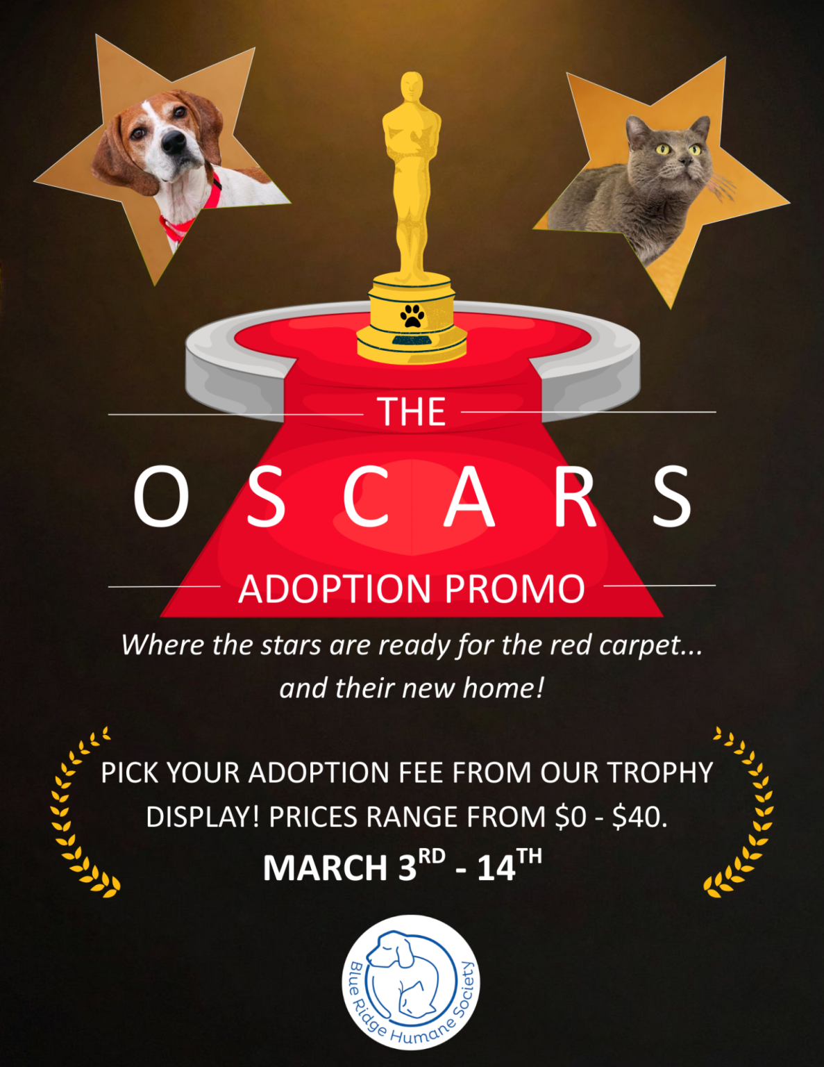 The Oscars Adoption Promotion Offers Reduced Fees Through March 14th ...