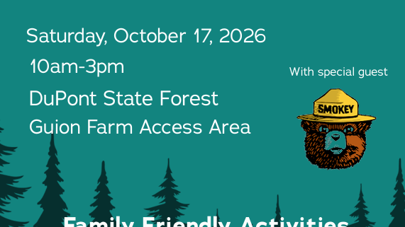 A flyer for the Dupont Forest Festival