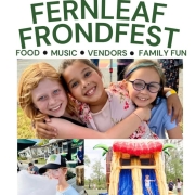 A poster for FrontFest at FernLeaf