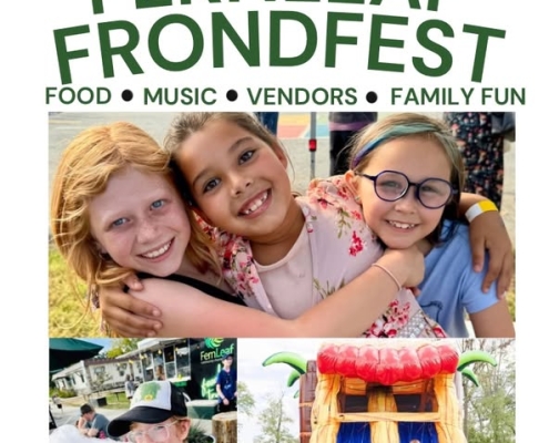 A poster for FrontFest at FernLeaf