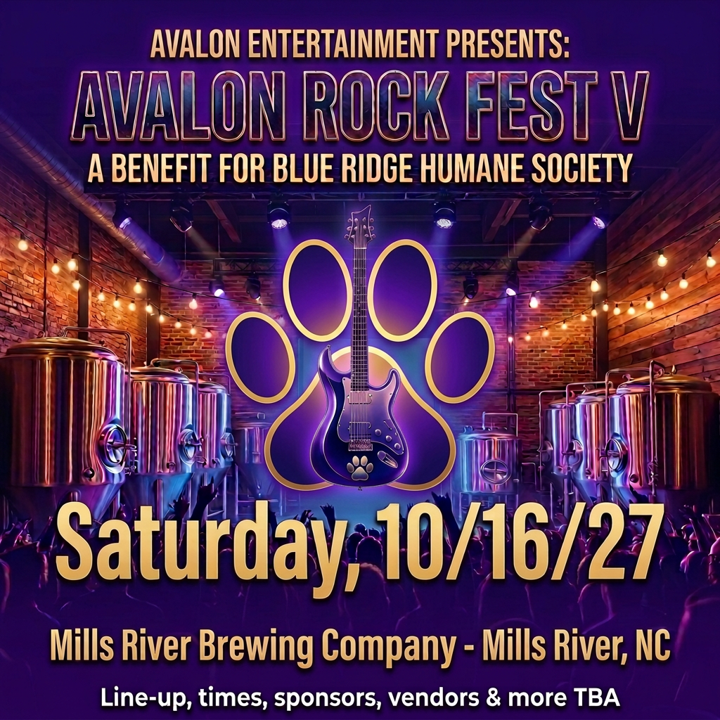 A poster for Avalon Rock Fest