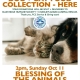 A flyer for First Congregational Church's Blessing of the Animals