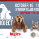 A poster for WLOS Pet Project that features dogs and cats