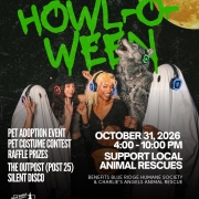 a poster for the Blue Ridge Beer Garden's Howl-o-Ween