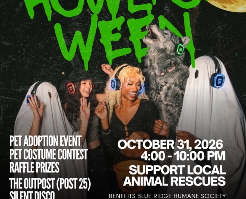 a poster for the Blue Ridge Beer Garden's Howl-o-Ween